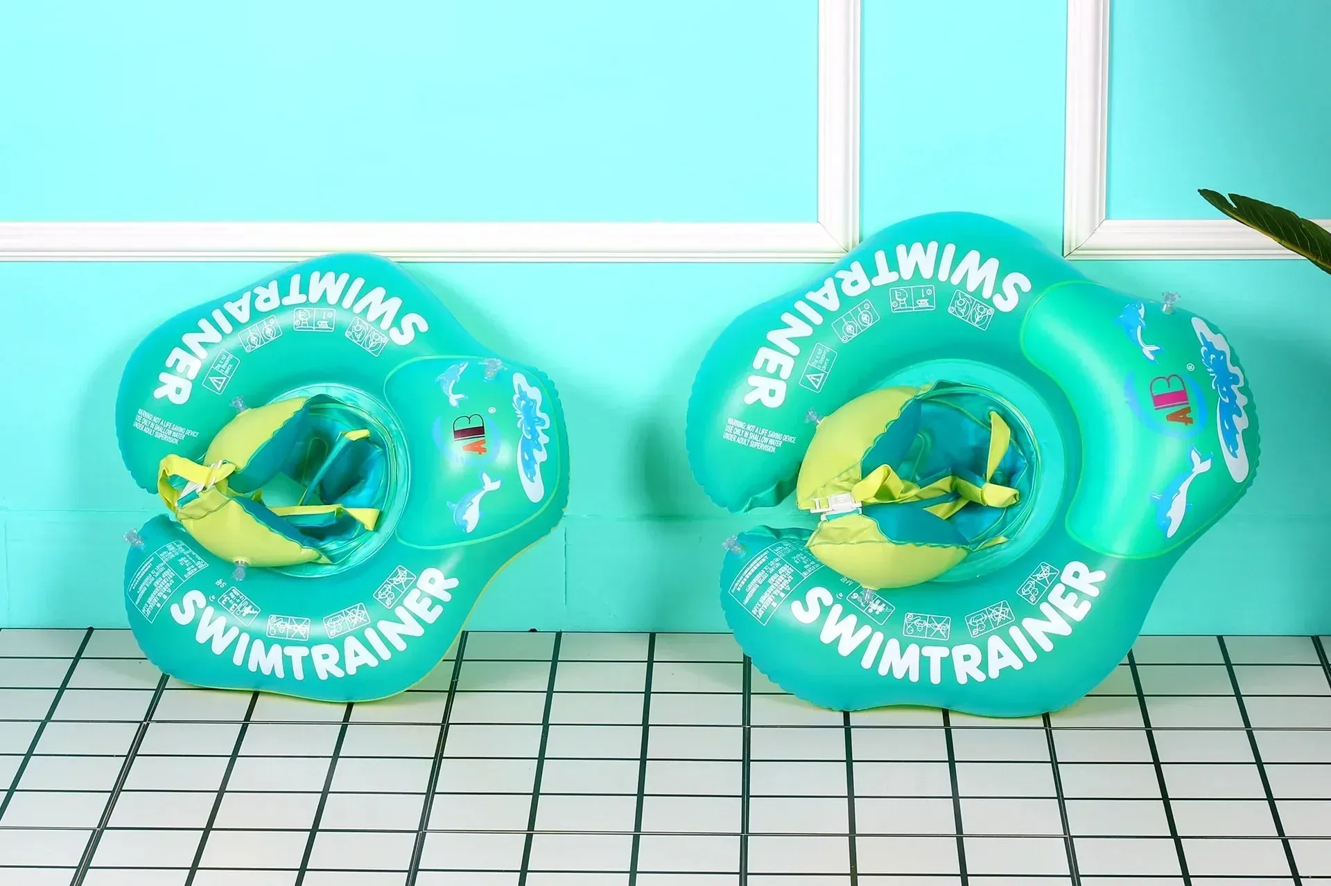 Inflatable Baby & Toddler Pool Float - Safe Circle Swim Ring with Splash Mat, Fun Water Toy for Bath Time or Pool Play