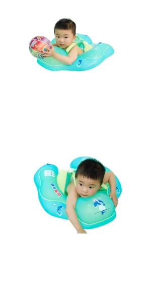 Inflatable Baby & Toddler Pool Float - Safe Circle Swim Ring with Splash Mat, Fun Water Toy for Bath Time or Pool Play