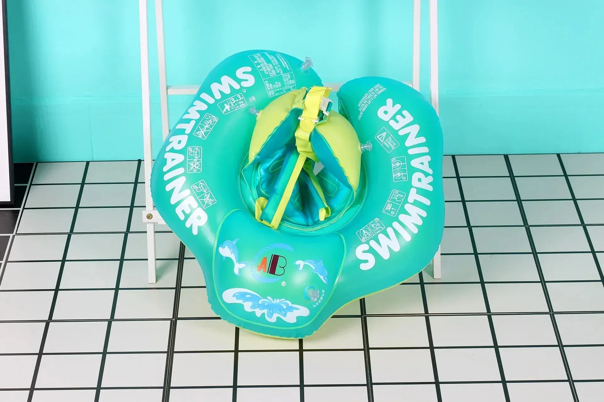 Inflatable Baby & Toddler Pool Float - Safe Circle Swim Ring with Splash Mat, Fun Water Toy for Bath Time or Pool Play