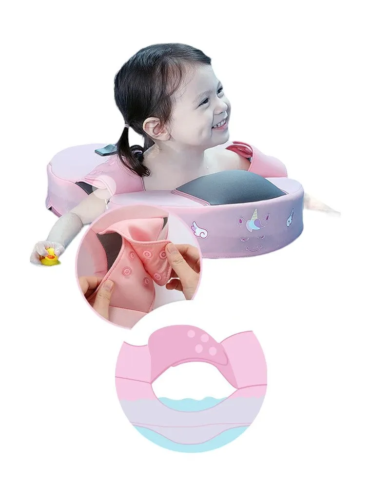 Inflatable Baby & Toddler Pool Float - Safe Swim Trainer with Fun Ring Design for Kids, Infants, Pools & Beach Playtime