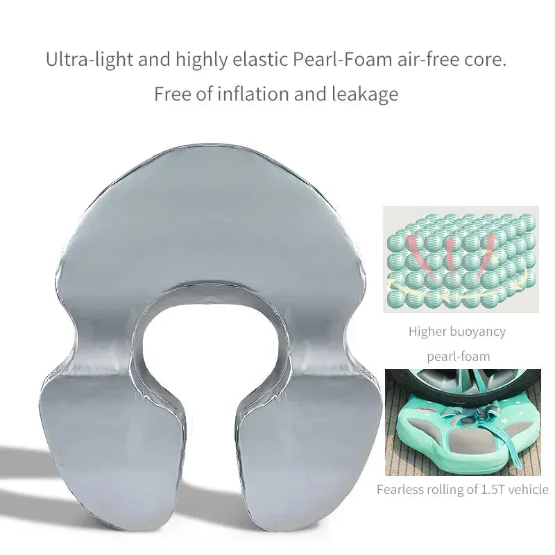 Inflatable Baby & Toddler Pool Float - Safe Swim Trainer with Fun Ring Design for Kids, Infants, Pools & Beach Playtime