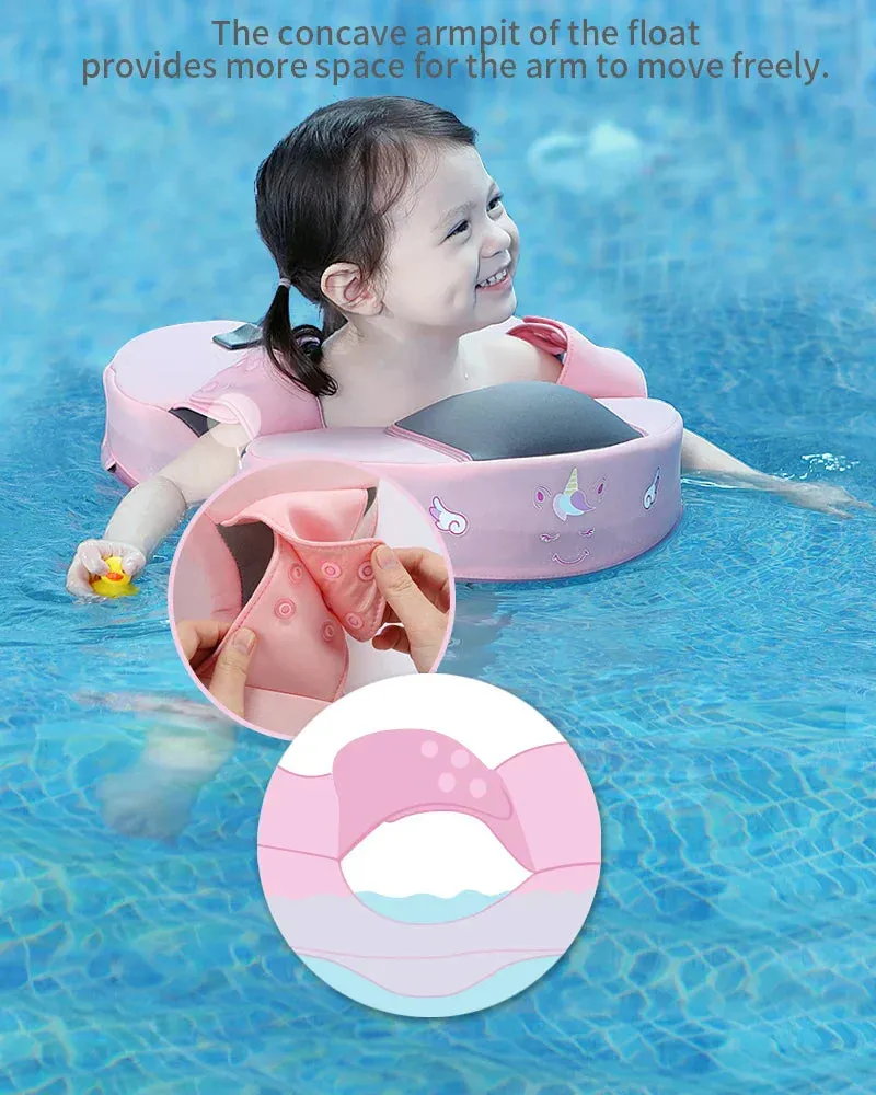 Inflatable Baby & Toddler Pool Float - Safe Swim Trainer with Fun Ring Design for Kids, Infants, Pools & Beach Playtime