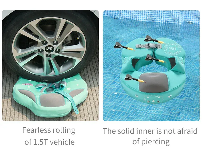 Inflatable Baby & Toddler Pool Float - Safe Swim Trainer with Fun Ring Design for Kids, Infants, Pools & Beach Playtime