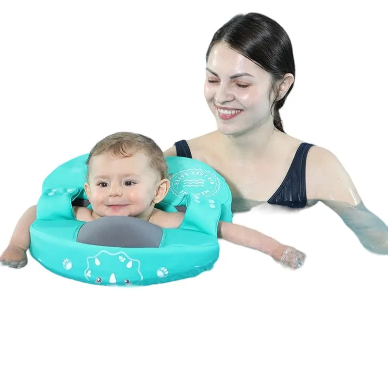Inflatable Baby & Toddler Pool Float - Safe Swim Trainer with Fun Ring Design for Kids, Infants, Pools & Beach Playtime