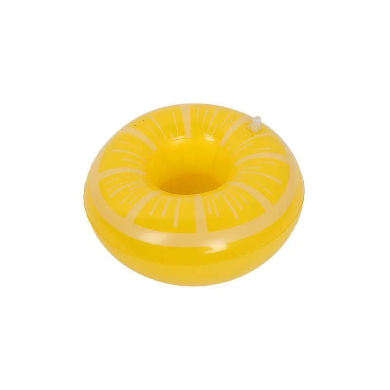 Inflatable Floating Drink Cup Can Beer Holder Swimming Pool Bath Beach Party