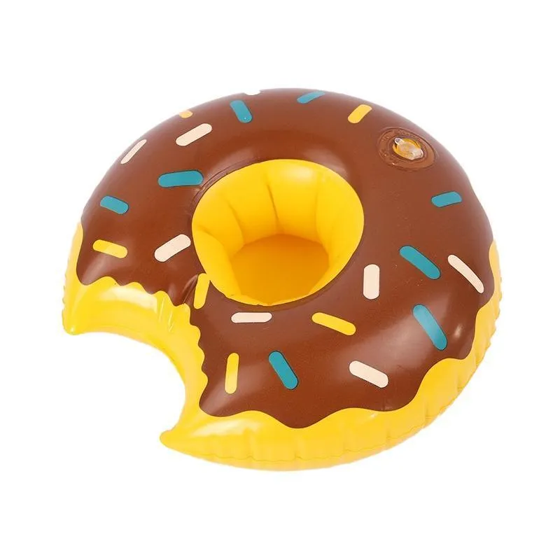 Inflatable Floating Drink Cup Can Beer Holder Swimming Pool Bath Beach Party