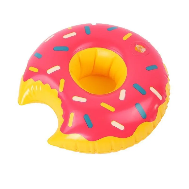 Inflatable Floating Drink Cup Can Beer Holder Swimming Pool Bath Beach Party