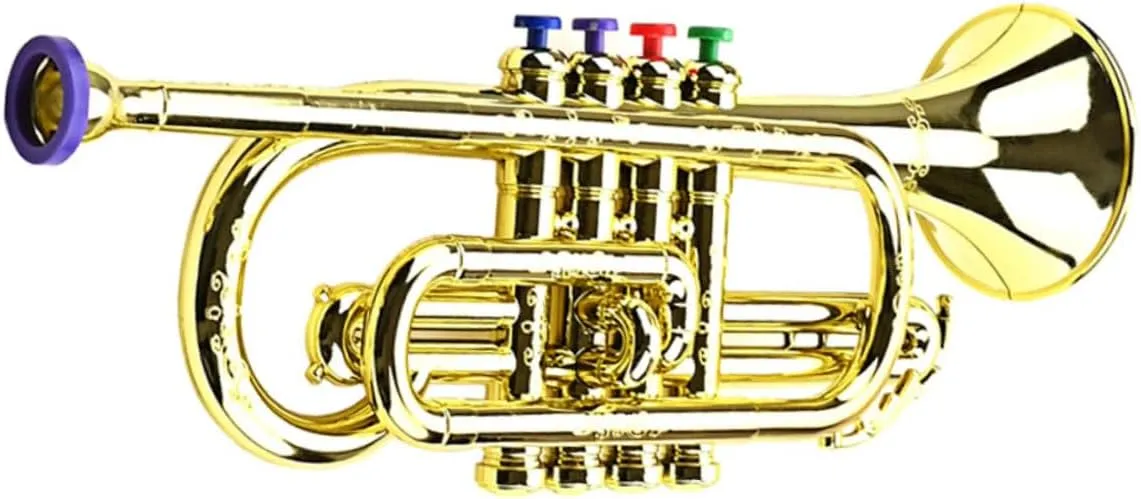 Instrument for Music Performance Education for Boys Safe Sturdy Design Musical Instrument Trumpet Model senate for Beginner 