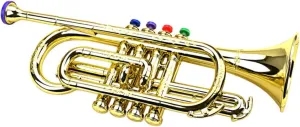 Instrument for Safe Simulation Prop for mother stepper glossy expand Performance for Boys for Birthday Holiday Fun Trumpet Tone Musical 