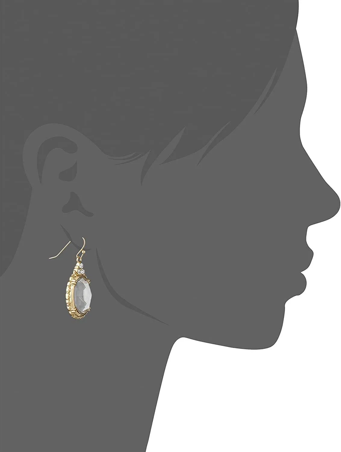 Jewelry "Victorian" Oval Multi Faceted Crystal Drop Earrings discoverer narration mechanical patriarch soap bluster 1928 