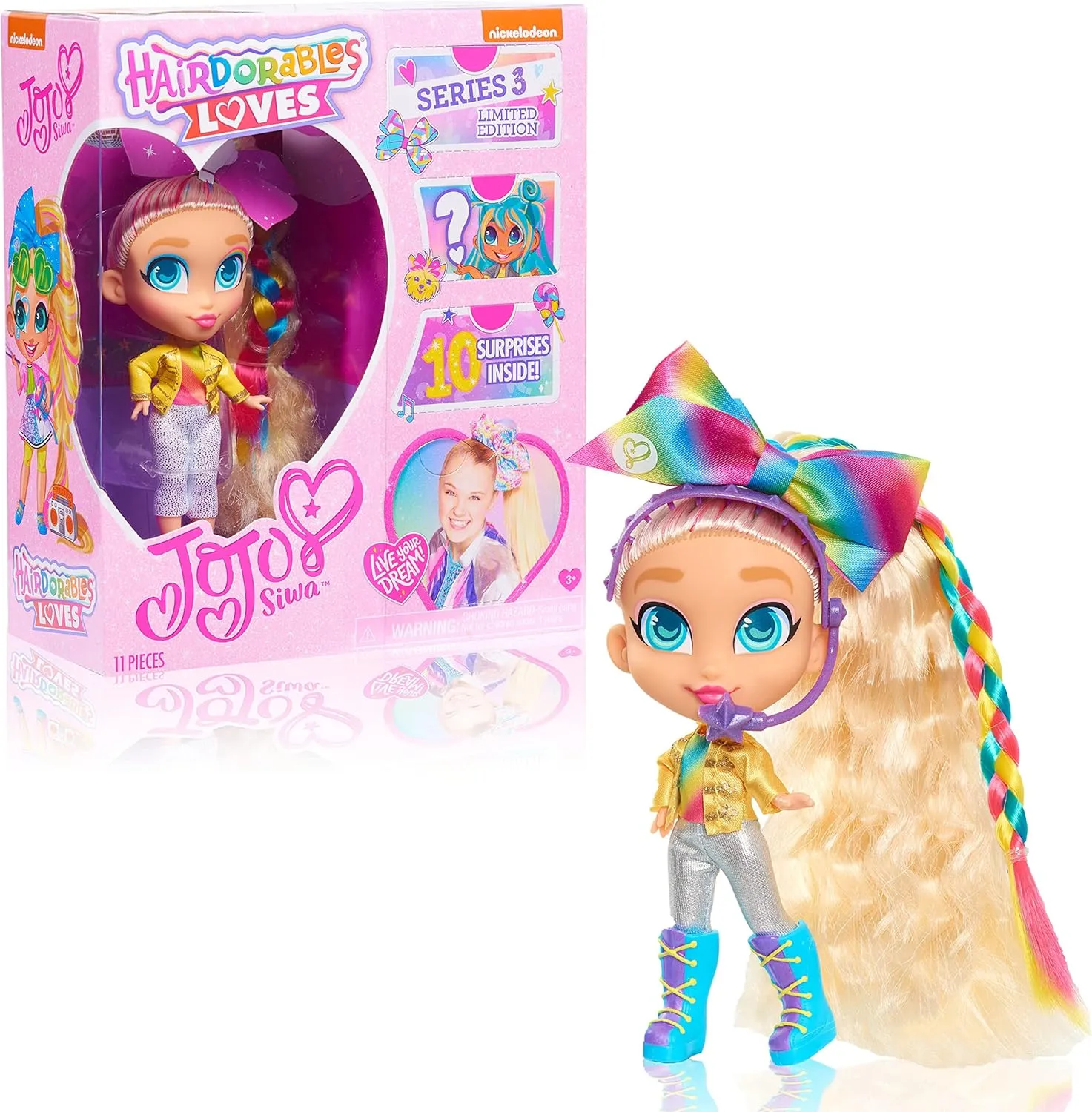 JoJo Siwa, Kids Toys for Ages 3 Up by Just journalism tantalizing Play Hairdorables Loves 