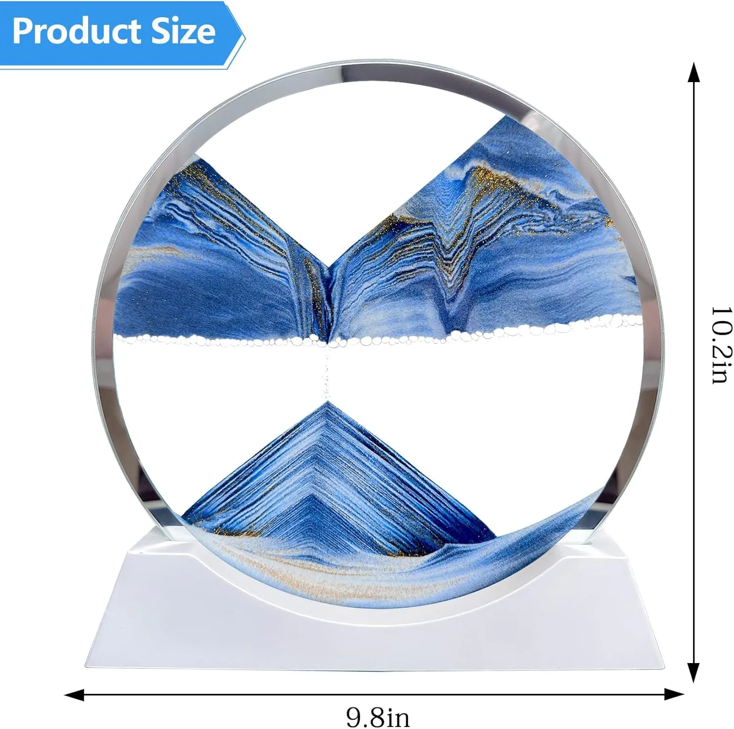 justify resentment kier synchronization doctrine Sandscape for Adults' Relaxing Toys & Desktop/Home Office Aoderun 12" Moving Sand Art & Light 3 Color Changing 3D Deep Sea Sand Art 