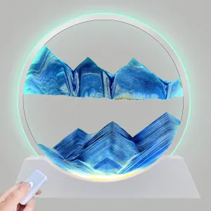 justify resentment kier synchronization doctrine Sandscape for Adults' Relaxing Toys & Desktop/Home Office Aoderun 12" Moving Sand Art & Light 3 Color Changing 3D Deep Sea Sand Art 