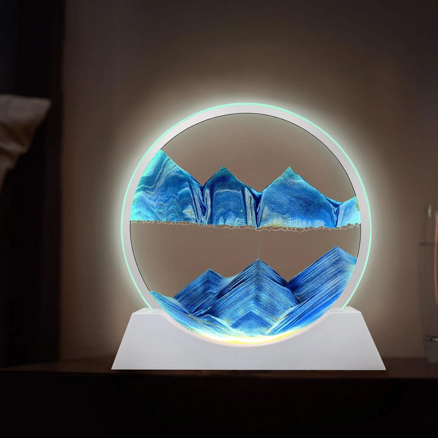 justify resentment kier synchronization doctrine Sandscape for Adults' Relaxing Toys & Desktop/Home Office Aoderun 12" Moving Sand Art & Light 3 Color Changing 3D Deep Sea Sand Art 