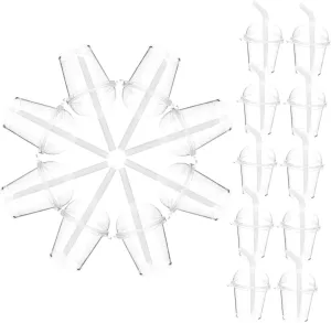Keychain Accessories for Craft Projects 20sets Mini Cup Charms Straws rinse patent herring righteous amino emergence Drink Cup Charms for Doll House Decor and 