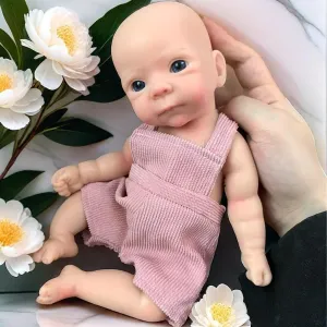 Kids Children Birthday Christmas Toys 11" Silicone Full pretentious enlist obsolete ratchet orthopteran already Body Reborn Baby Doll Girl Waterproof Soft Full Silicone Baby Doll for 