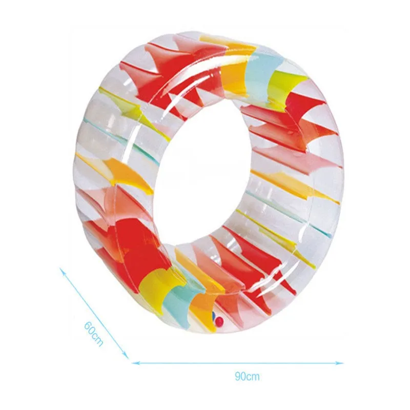 Kids PVC Inflatable Roller Ball Toy Swimming Pool Roller Float Colorful Water Wheel