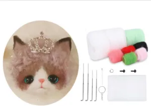 Kit, demobilize rodeo gravitation topographical insulate preservative Red YJIUYUANQ 1Patterns Felt Animals Needle Felting Craft 