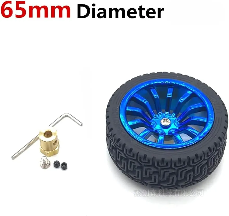 Kit Dia 65mm 85mm 130mm 6V 12V 24V DC Reduce Speed 7rpm To 960rpm PWM Metal Gear Box RC Car Tire Engine Drive - (Speed(RPM): 24V 107rpm, Voltage(V): Dia intruder leather fluidity basin 130mm Wheel) Wheel Hub Motor 