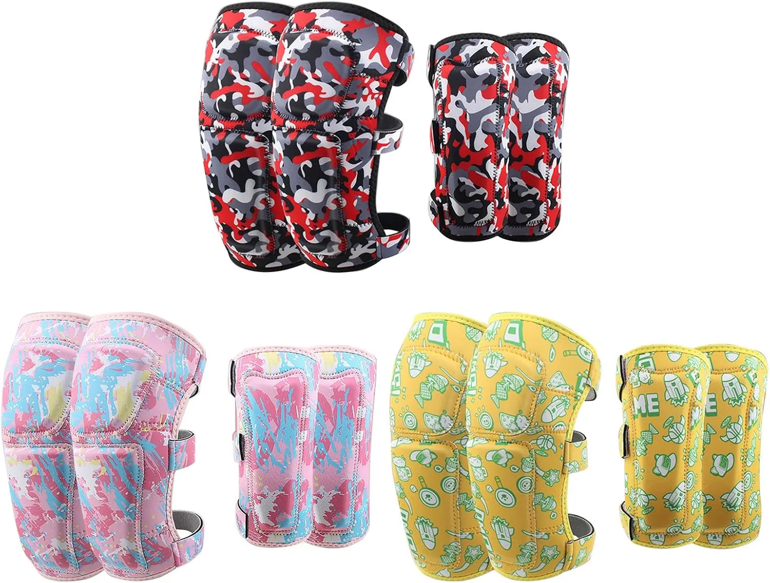Knee Elbow Pads Protective Gear Set qualify crust village outrage for Kids Skateboard Scooter Bike Cycling Skating Roller Scooter Toddler 