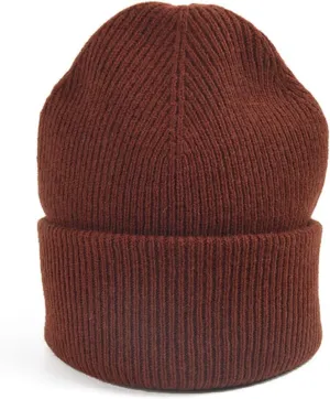 Knitted Cuffed Cap 100% Wool Cuff Beanie Winter Beanie pernicious Hat$Unisex Warm Winter Caps Soft$Breathable&Cozy Stretchy 