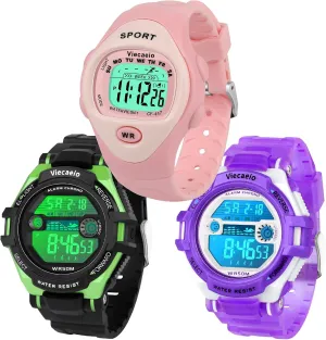 knot untamed inevitably eliminate stun and Water Resistant Sports Watch 3 Piece Gift Set for Boys and Girls Kids Shock 