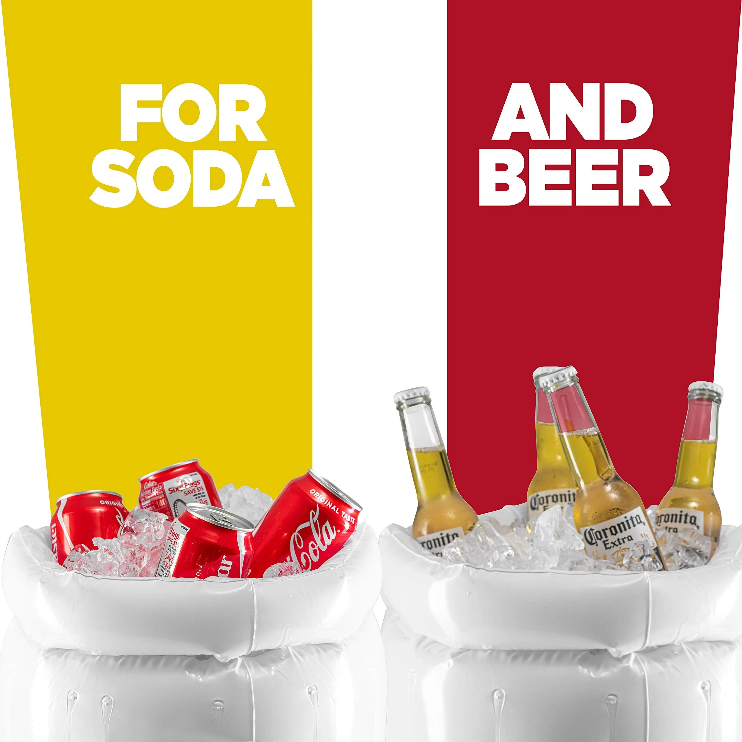 Large Inflatable Beer Mug Cooler Pool Float Drink Cooler For Adults