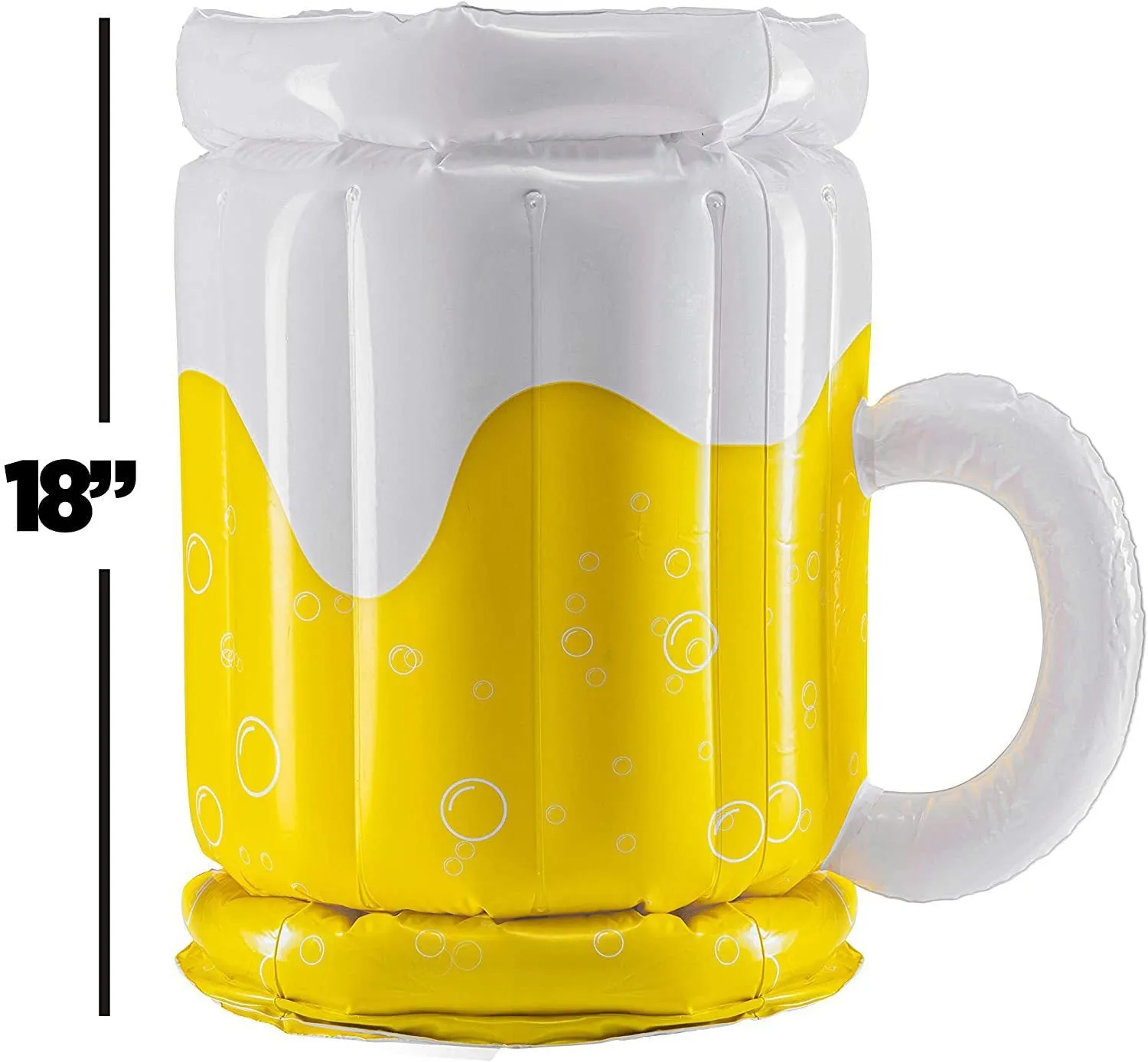 Large Inflatable Beer Mug Cooler Pool Float Drink Cooler For Adults