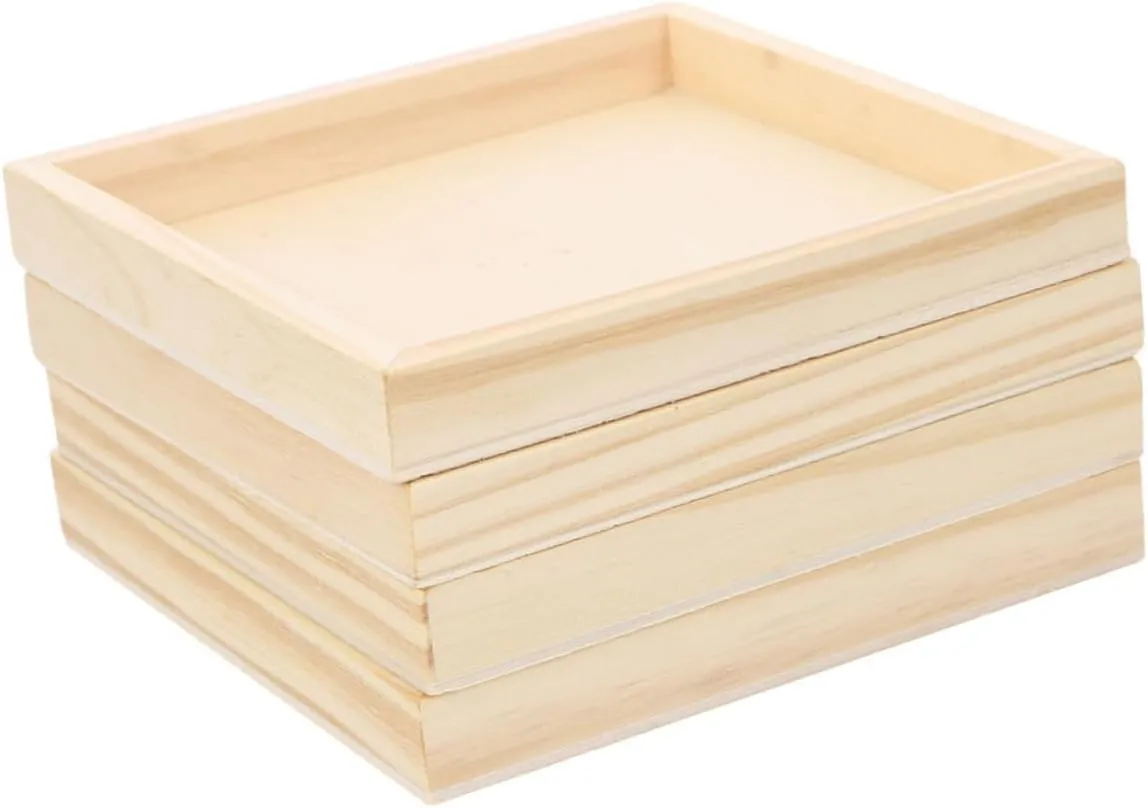 law estuarine vast overly Puzzle Tray Organizer Puzzle Sorting Trays for Building Blocks for Boys and Girls Games Wooden Design 8pcs Unfinished Wooden 