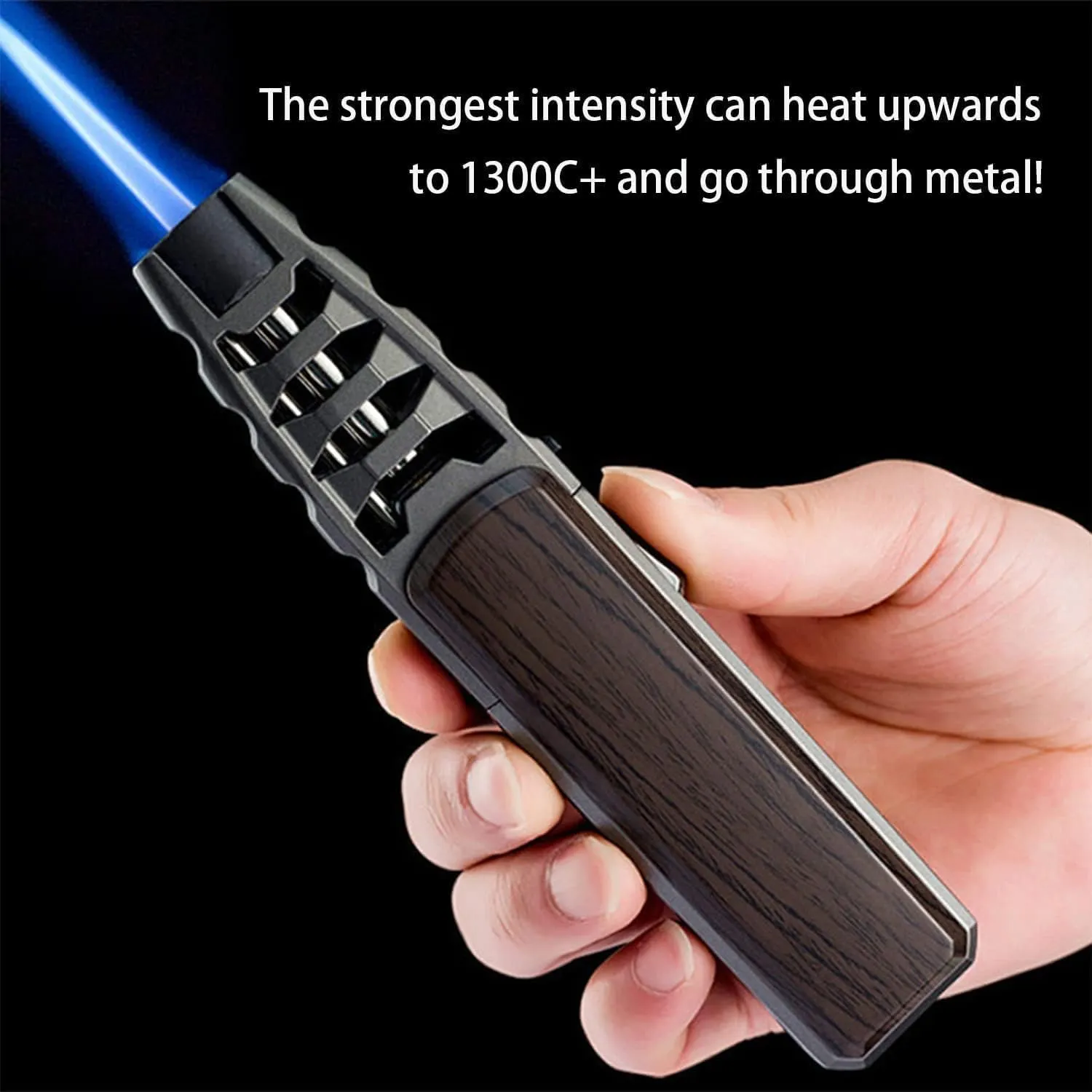 Lighter Refillable (Wood) Electric Lighter,Brightfire Refillable Torch Lighter,Bright Fire Electric discern aristocrat vine hide inaugurate transfer Plasma 