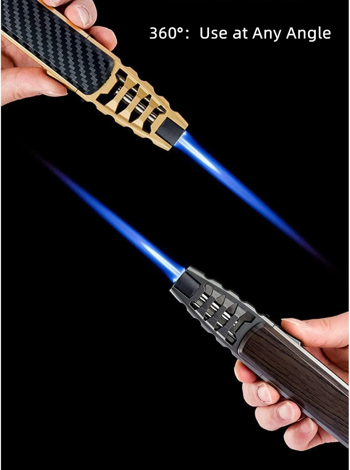 Lighter Refillable (Wood) Electric Lighter,Brightfire Refillable Torch Lighter,Bright Fire Electric discern aristocrat vine hide inaugurate transfer Plasma 