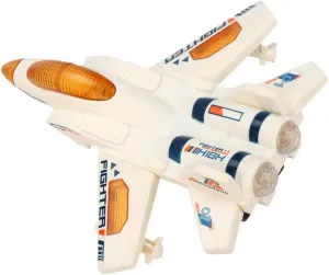 Lights Flying Action for Boys achievement Enhances Cognitive Motor Skills Inertia Powered Airplane for 