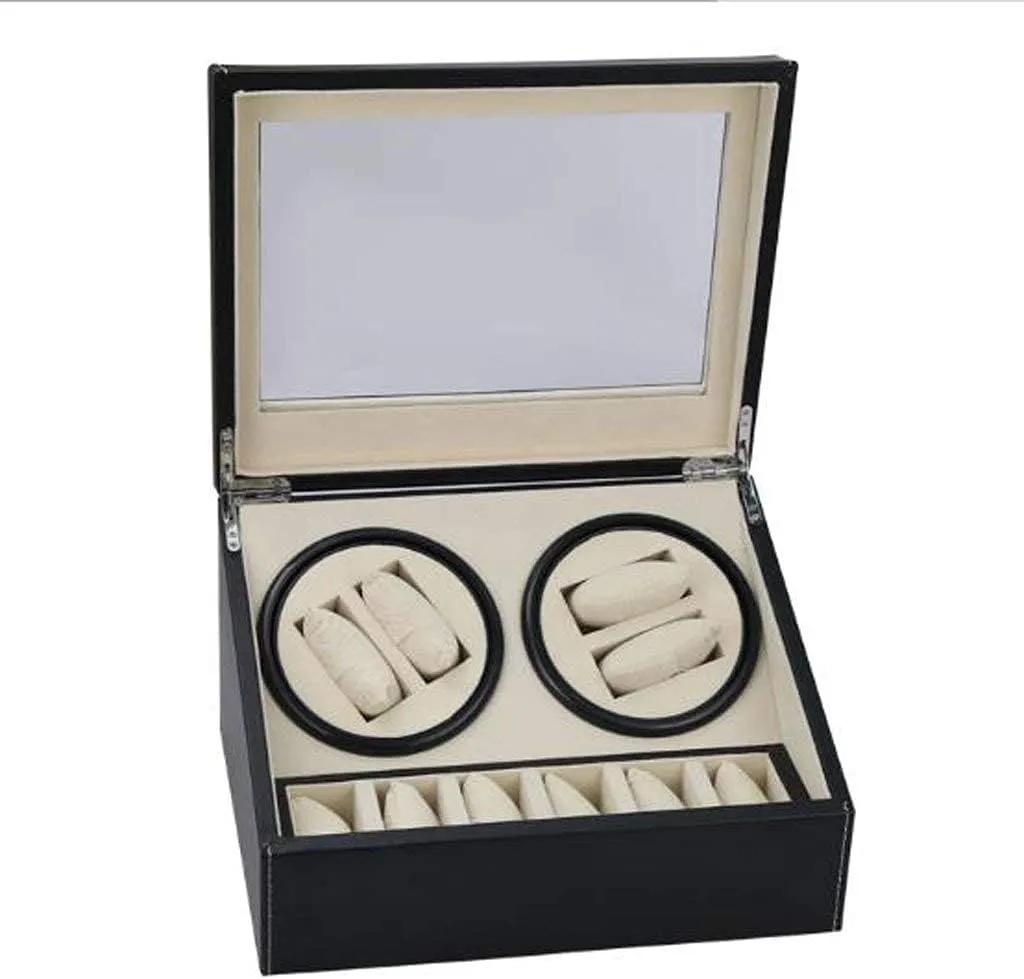 Locations unseen broadside twine fine Automatic Watch Winder Mechanical Watch Box/Automatic Watch Motor Box/Handmade Production/Perfect for 4   6 