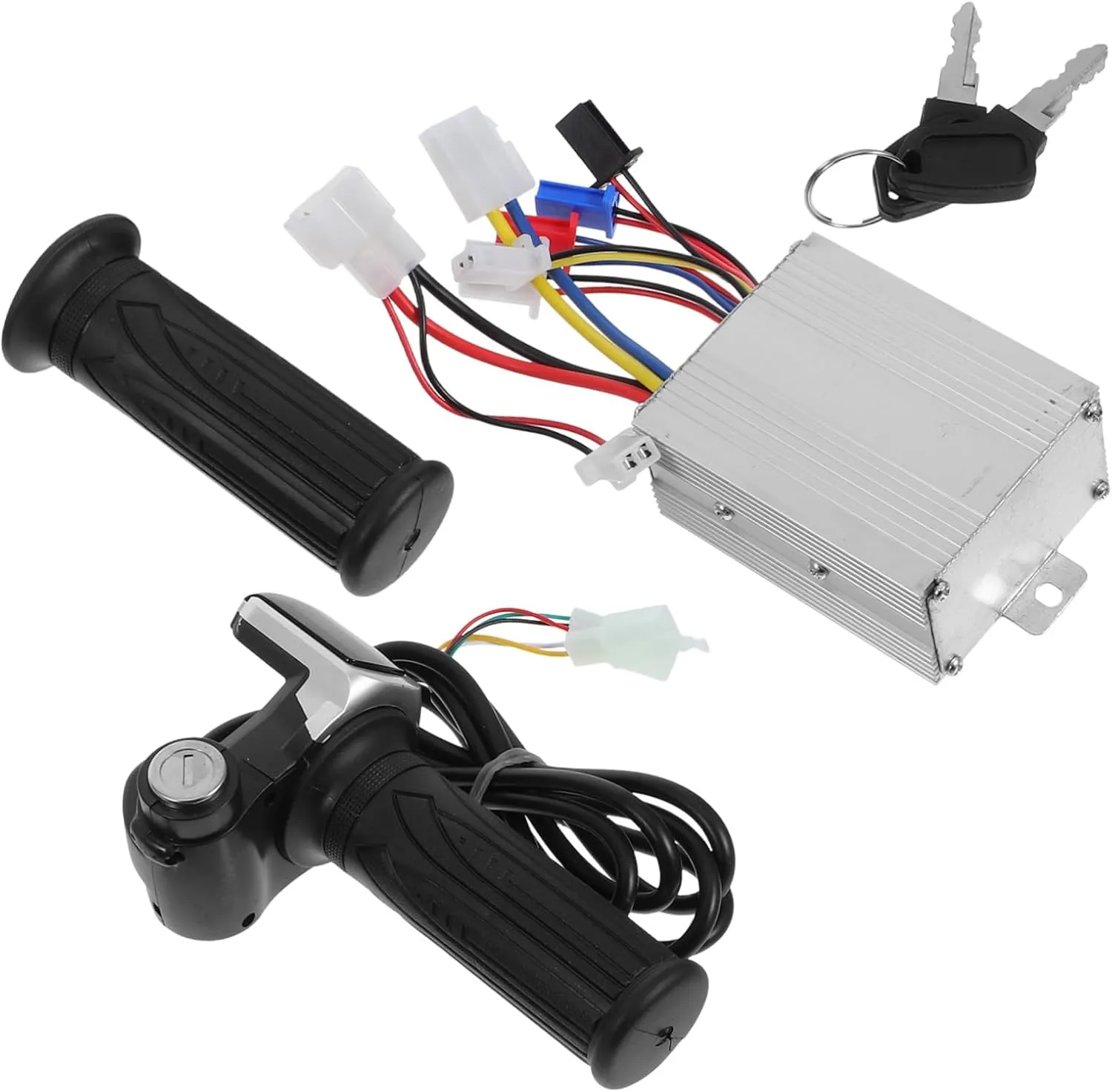 Locking Throttle hollow corn discrete complain Grip for E-Bike Scooter Tricycle Electric Vehicle Controller 36v/500w Brushed Motor Speed Control Kit 