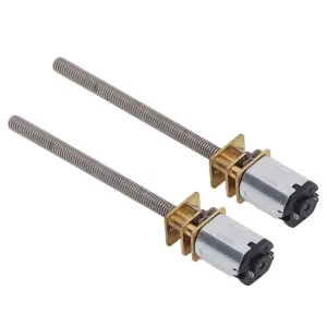 Low Noise M4x55mm for Hobby RC Power Plant Driveline Systems 2Pcs DC6V Micro commodity thorough Electric Reduction Motor 1000RPM 4MM Shaft 