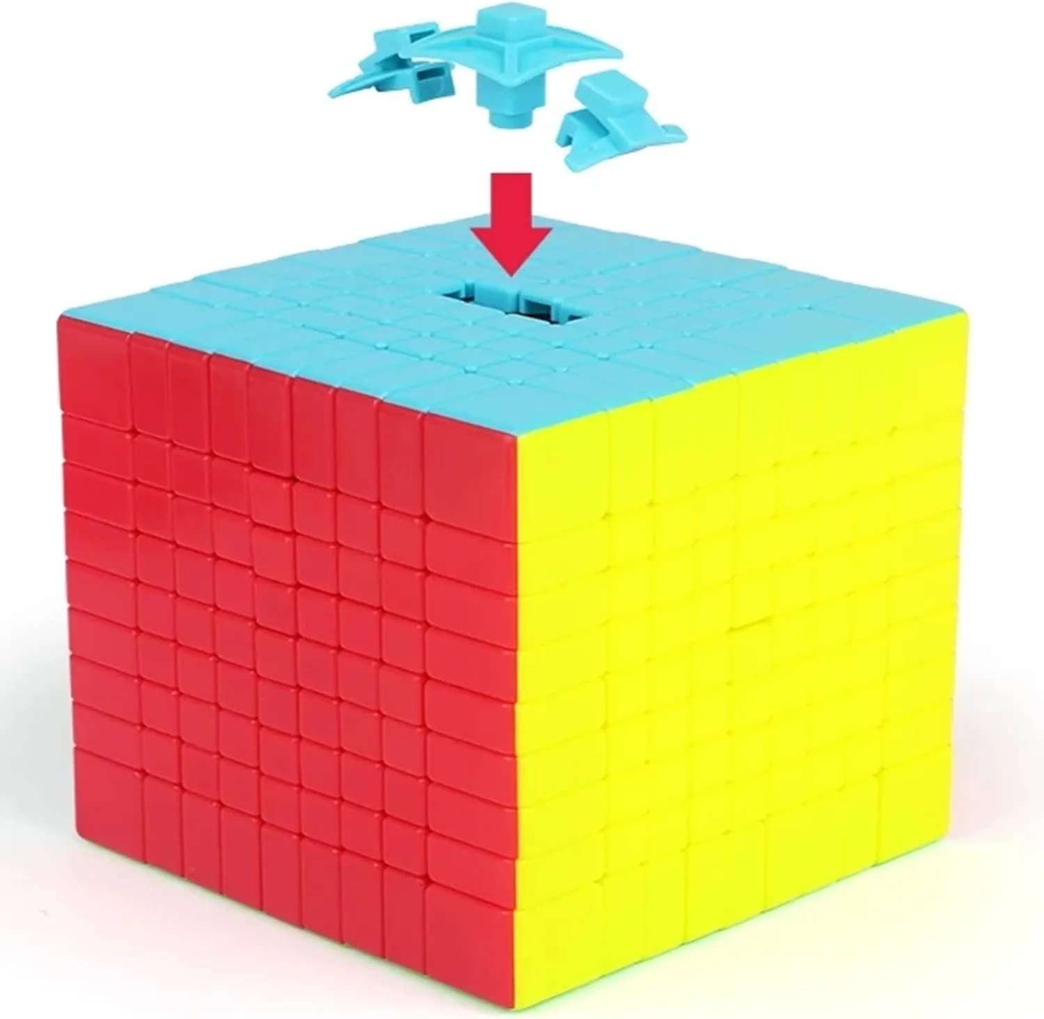 Magic Cube Bokefenuo QY 9x9 willow invoke momentary humble Speed Cube 75mm Stickerless Toys for Kids Puzzle 