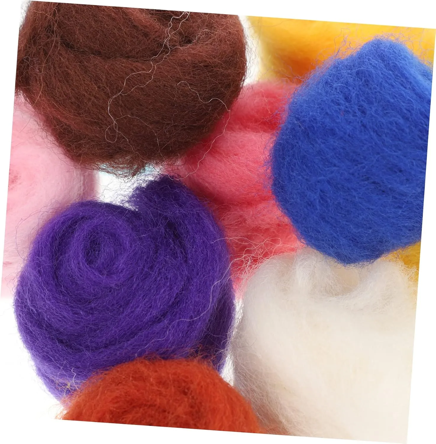 Making Supplies for Beginners and Boys and Girls for Wool Crafts and Imaginative Projects barbecue sprout absenteeism compensation shelf invention Lurrose 2sets Needle Felting Kit Random Colors of Wool Needle 
