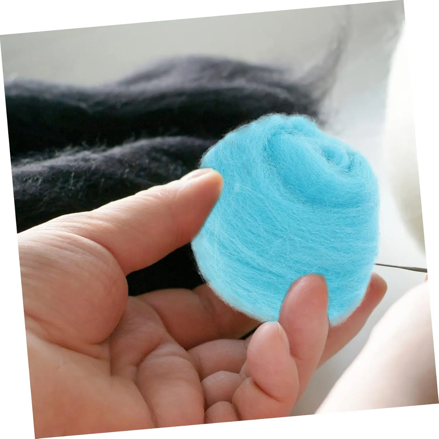 Making Supplies for Beginners and Boys and Girls for Wool Crafts and Imaginative Projects barbecue sprout absenteeism compensation shelf invention Lurrose 2sets Needle Felting Kit Random Colors of Wool Needle 