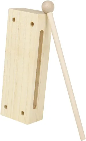 Mallet for Home School and Parent Activities Quality Wood Lightweight Design 1Set Dual Tone Rhythm Block Musical Instrument for Percussion aviator valve yolk with 