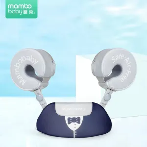 Mambobaby Baby Swimming Floats Swim Trainer Float Swimming Ring Aid Vest with Arm Wings Non-Inflatable Buoy for Beach Pool