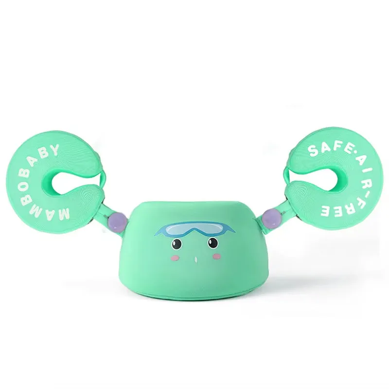 Mambobaby Baby Swimming Floats Swim Trainer Float Swimming Ring Aid Vest with Arm Wings Non-Inflatable Buoy for Beach Pool