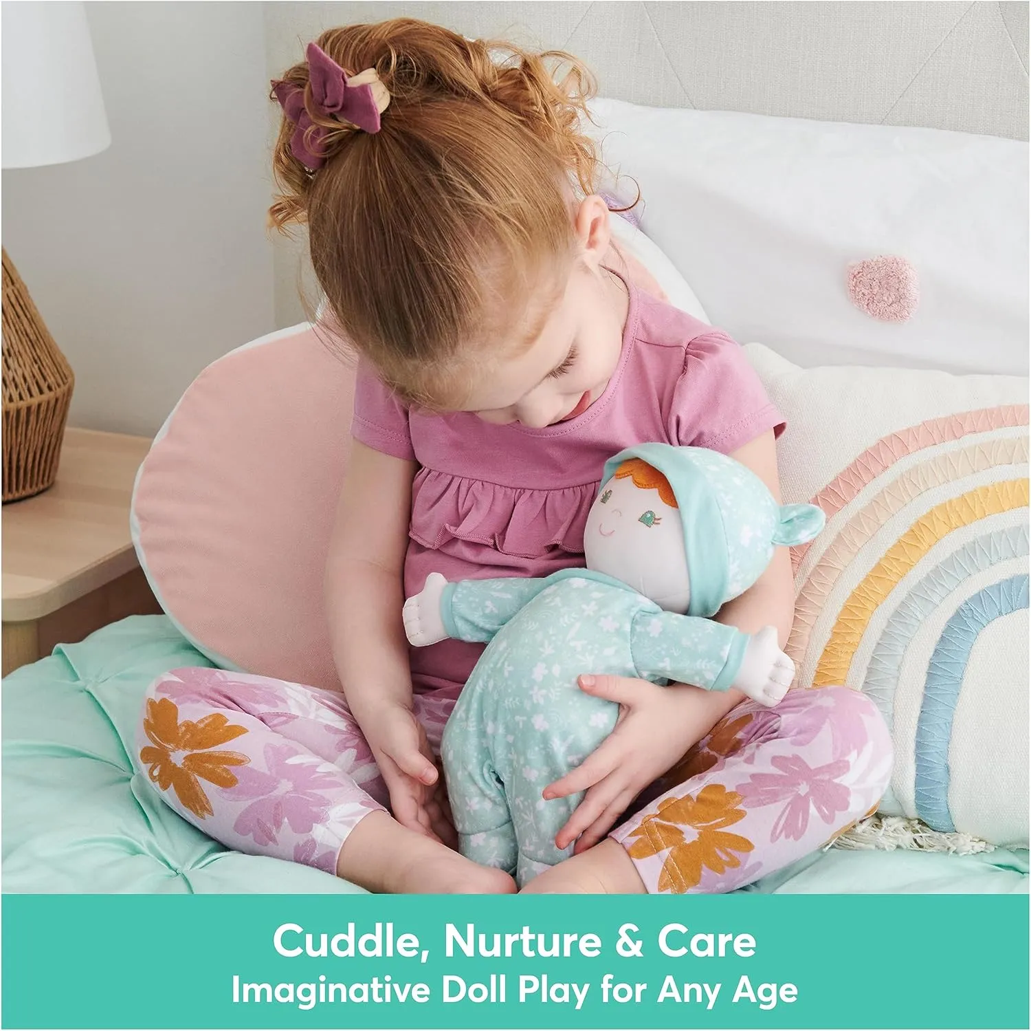 Materials, finite calendar for Newborns and Toddlers, Green, 12?? GUND Baby Sustainable Baby Doll, Plush Doll Made from Recycled 