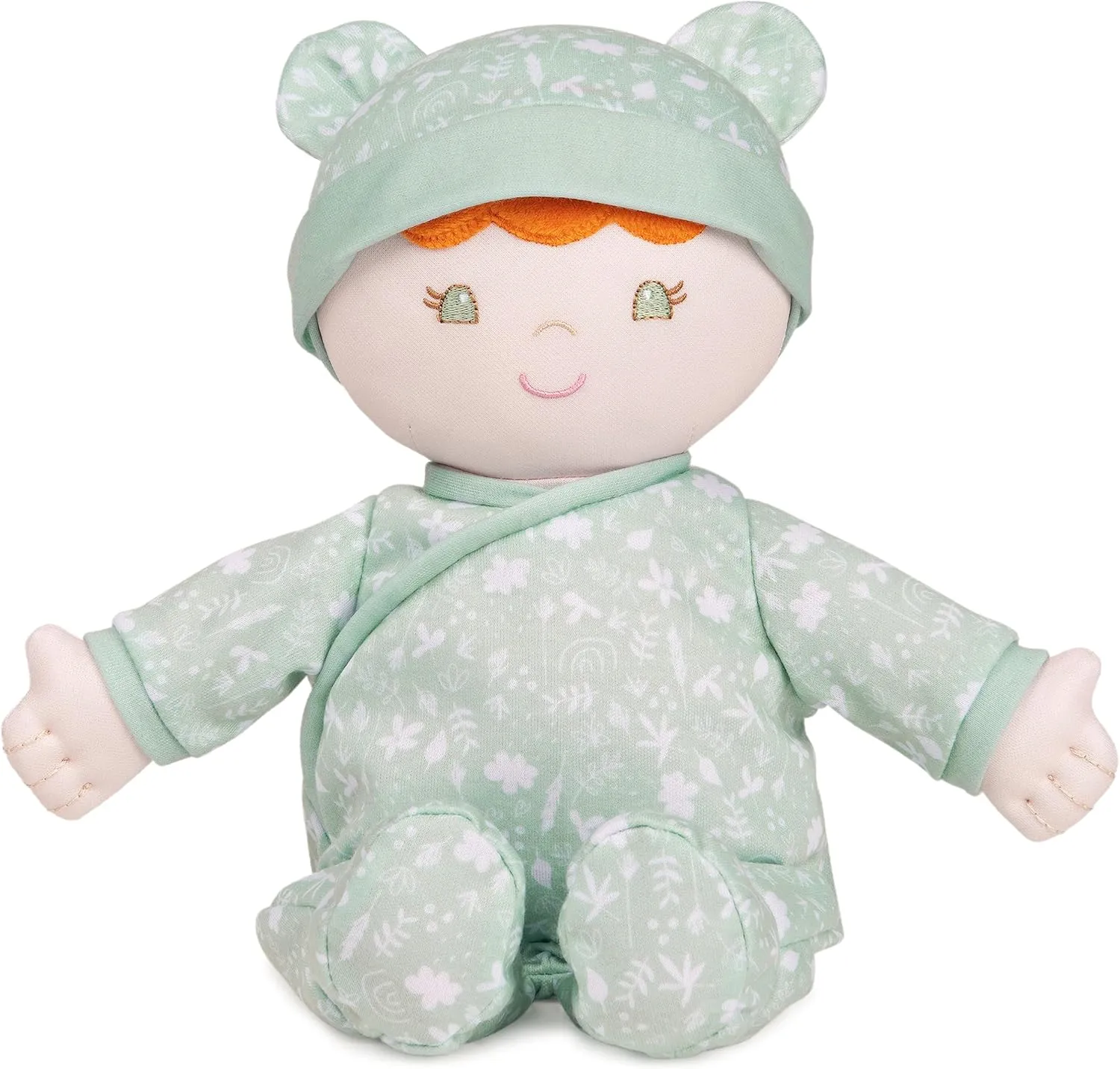 Materials, finite calendar for Newborns and Toddlers, Green, 12?? GUND Baby Sustainable Baby Doll, Plush Doll Made from Recycled 