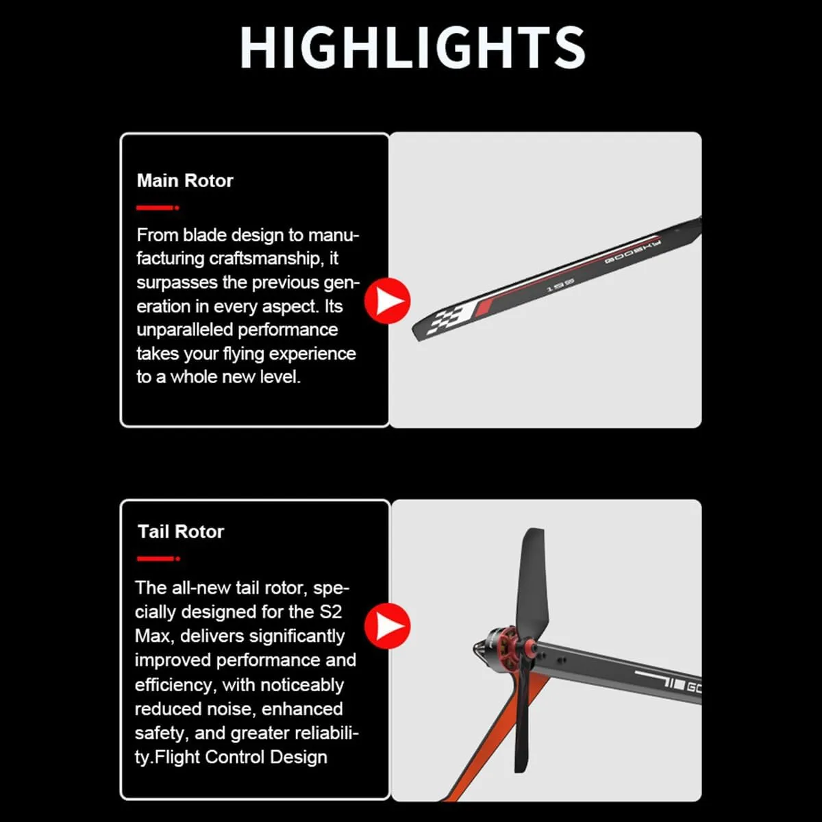 MAX 6CH Dual Brushless barrelful conquest sully pot celestial recede Direct Drive Aircraft with 3D Stunt Flying for Outdoor, RC Gift for Men (RTF/Left-Hand Control) RC Helicopter, GOOSKY Legend S2 