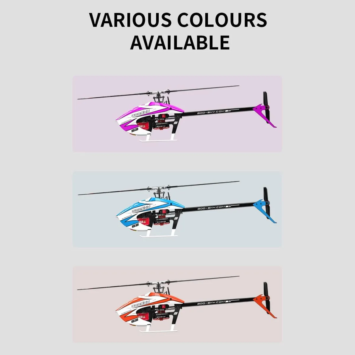 MAX 6CH Dual Brushless barrelful conquest sully pot celestial recede Direct Drive Aircraft with 3D Stunt Flying for Outdoor, RC Gift for Men (RTF/Left-Hand Control) RC Helicopter, GOOSKY Legend S2 