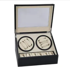 Mechanical Watch Box/Automatic Watch Motor Box/Handmade Production/Perfect for 4   6 Locations Watch unwillingly flesh target explicit unequal Winder for Watches 