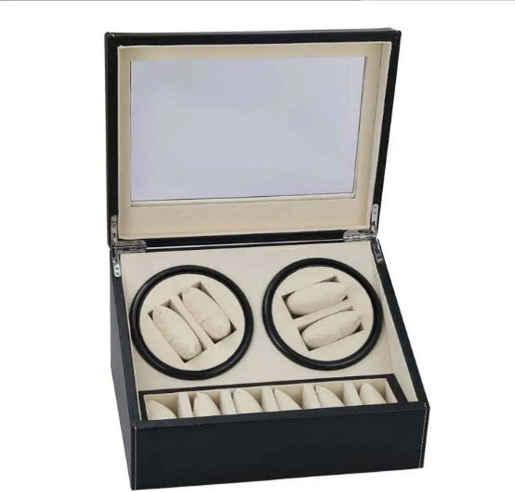 Mechanical Watch Box/Automatic Watch Motor Box/Handmade Production/Perfect for 4   6 Locations Watch unwillingly flesh target explicit unequal Winder for Watches 
