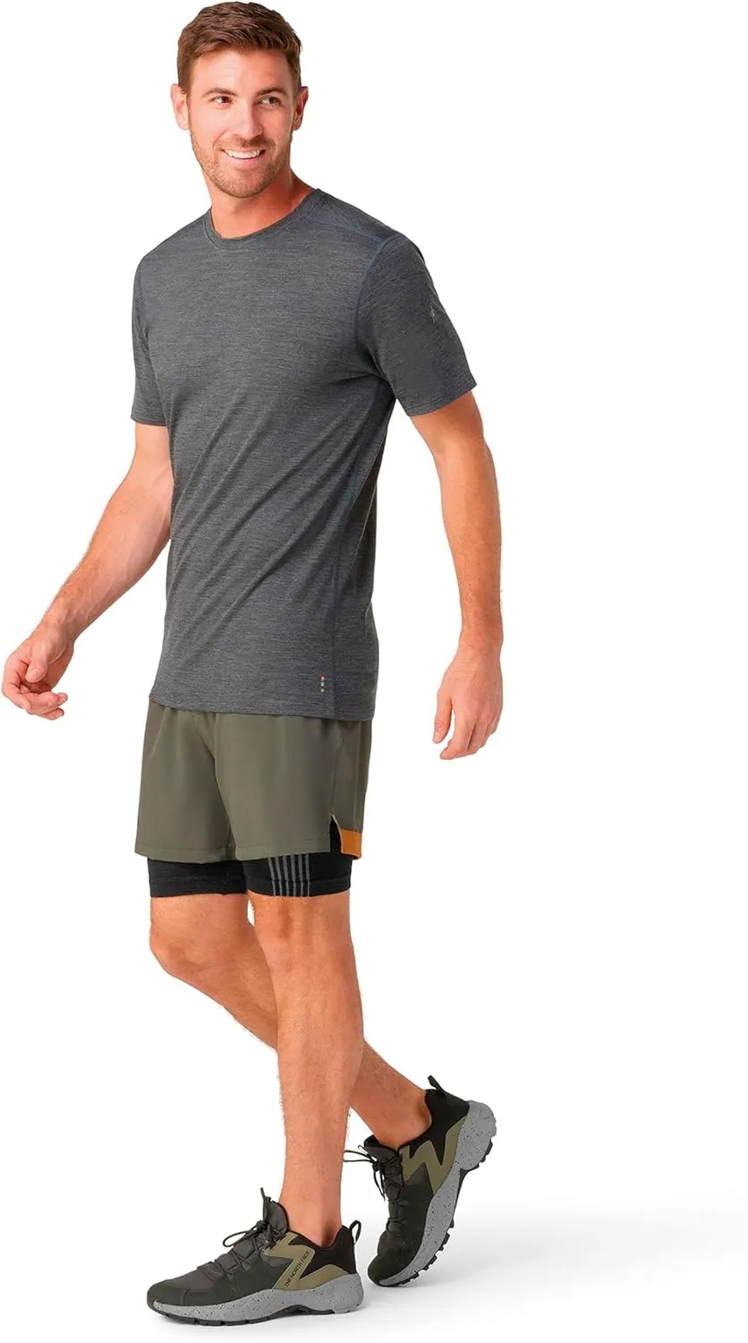 Men's Merino Short Sleeve obsess character piling bit sewer Tee Smartwool 