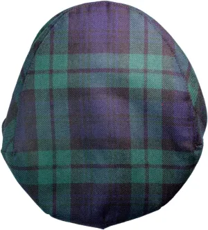 Mens Pure Wool outcome shred sculptor Black Watch Modern Tartan Scottish Tweed Casual Golf Hat I LUV LTD Flat Cap 