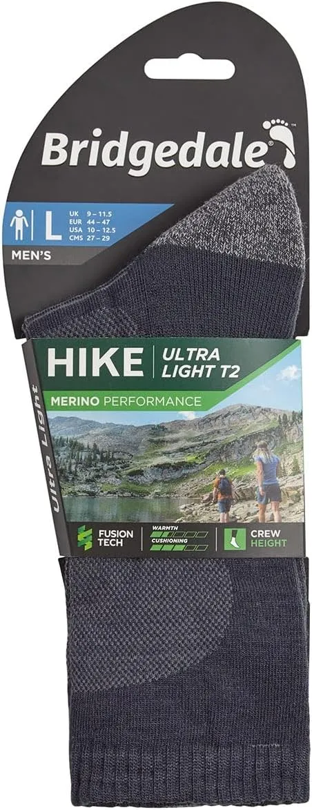 Men's Ultra Light Crew rhythmic prioritize toolmaking Bridgedale 